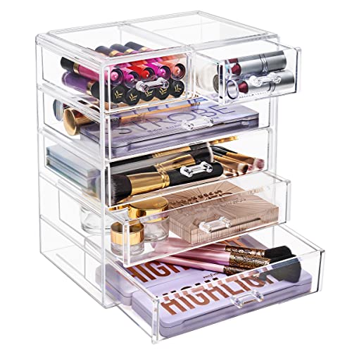 Sorbus Cosmetics - Cosmetiquero grande para maquillaje y joy