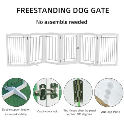 ZJSF Puerta para perros con puerta para interiores, puertas,