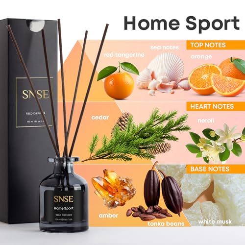 SNSE Home Sport - Juego de difusor de varillas | Fragancia d