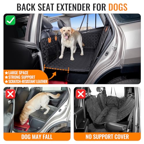 Extensor de asiento trasero para perro, funda de asiento tra