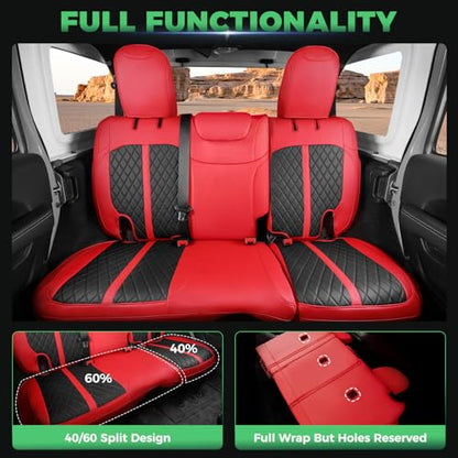 Fundas de asiento para Jeep Wrangler de 4 puertas JL 2018 20