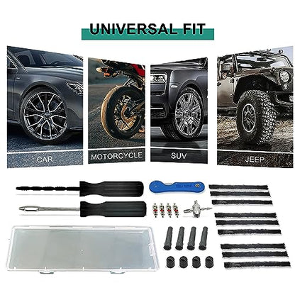 TT-M26 - Kit de reparación de neumáticos sin cámara, kit de