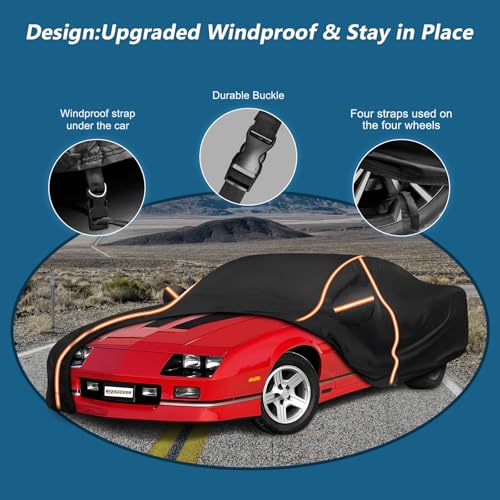 Funda de automóvil para Chevy Camaro 1982-2002, tela Oxford
