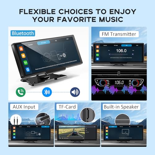 Pantalla Carplay inalámbrica para automóvil, Carplay HD de 1