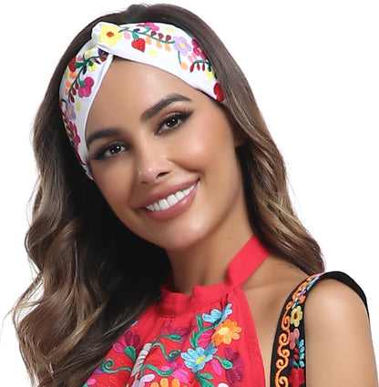 YZXDORWJ Cabezales bohemios bordados para mujeres y niñas, c