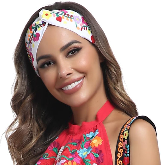 YZXDORWJ Cabezales bohemios bordados para mujeres y niñas, c