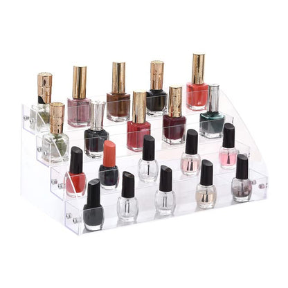 Yebeauty Organizador de exhibición de esmalte de uñas transp