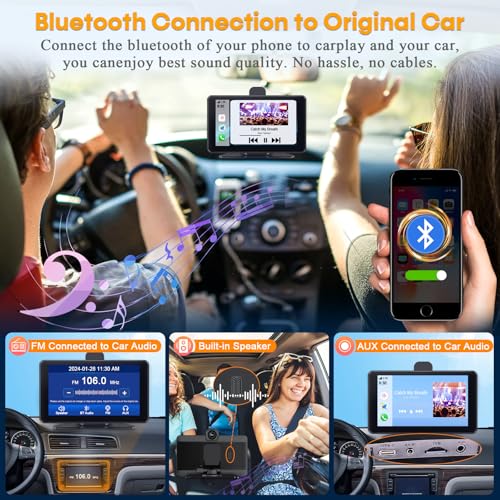 Pantalla de coche Carplay portátil para Apple: Android Auto