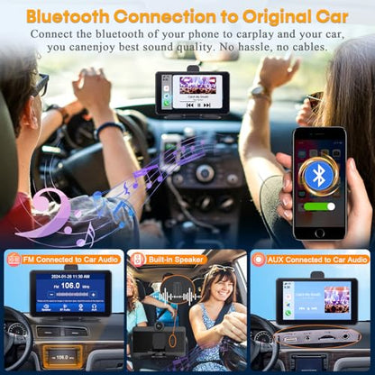 Pantalla de coche Carplay portátil para Apple: Android Auto