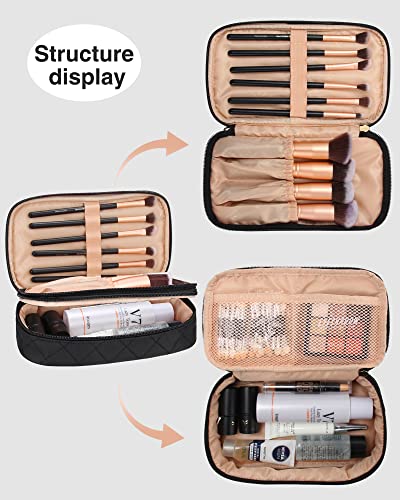 Relavel Bolsa de maquillaje pequeña para mujer y niña, bolsa