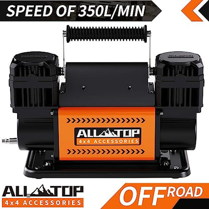 ALL-TOP Kit de compresor de aire, inflador portátil de doble