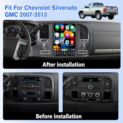 Radio de coche de 12.1 pulgadas para Chevrolet Silverado GMC