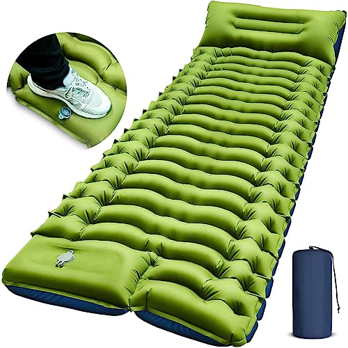 Yuzonc - Colchoneta de dormir ultraligera con almohada con b