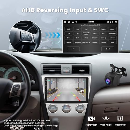 Radio de coche Android 2+64G estéreo para Toyota Camry 2006-