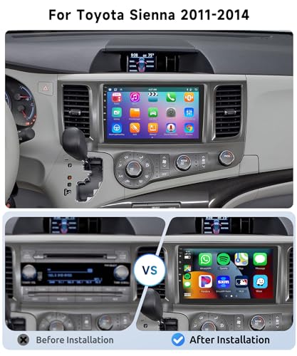 [8 núcleos 4G + 64G] para Toyota Sienna 2011-2014 radio de c