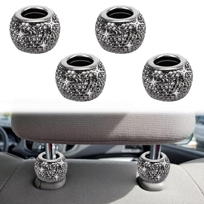 4 collares para reposacabezas de automóvil, decoración de an