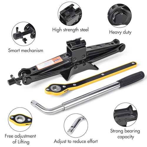 Kit de gato de automóvil de 2 toneladas (4409 libras) Kit de