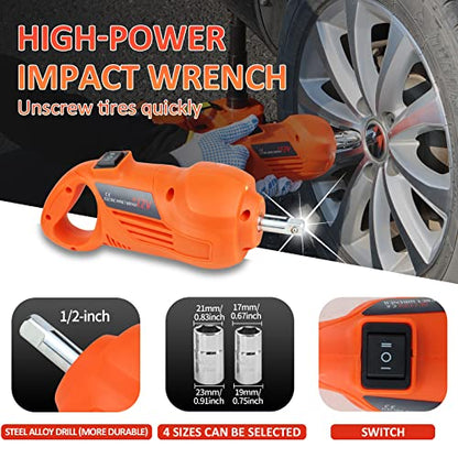 ZAISHANG - Kit de gato eléctrico para automóvil de 5 tonelad