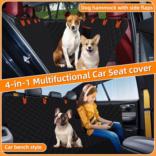 Funda de asiento de coche para perro, asiento trasero para m