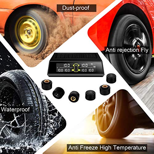 Sistema de monitoreo de presión de neumáticos TPMS para RV,