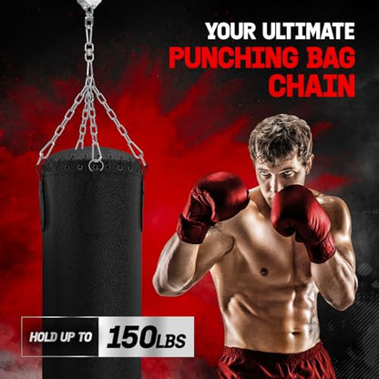 Yes4All Percha para saco de boxeo, cadena giratoria de acero