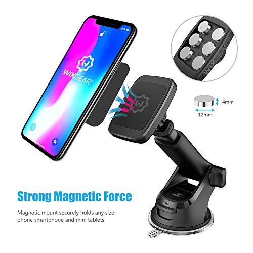 WizGear - Soporte magnético para teléfono para automóvil, so