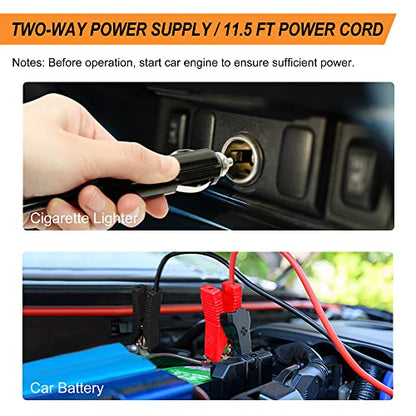 BEETRO Gato hidráulico eléctrico 3 en 1 para automóvil con b