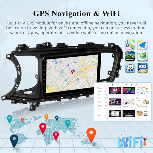 [2+64G] Estéreo de coche Android para Kia Optima K5 2011 201