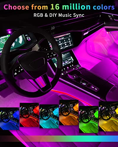 YM E-Bright t 72 luces LED de tira de luces interiores de co
