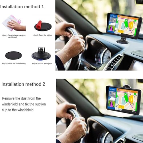 Navegador GPS para automóvil, camión GPS de pantalla táctil