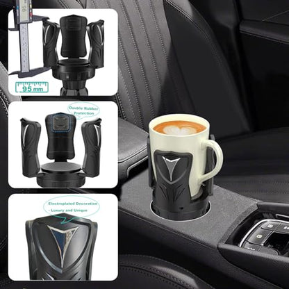 Expansor de portavasos ajustable para automóvil, desmontable