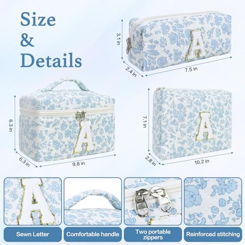 Bolsa de maquillaje, Azul, 40
