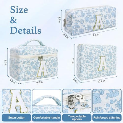 Bolsa de maquillaje, Azul, 40