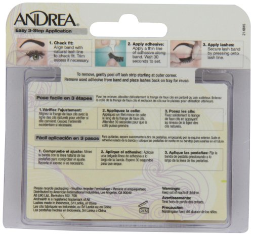 Andrea Pestañas postizas, paquetes de pestañas individuales,