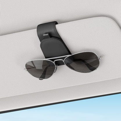 Sotfamily Soporte para lentes de sol para visera de automóvi