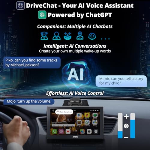 [Android y 4G + 32G] ATOTO P9 Carplay estéreo portátil para