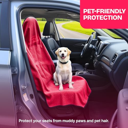 Toalla de microfibra para asiento de automóvil, protector de