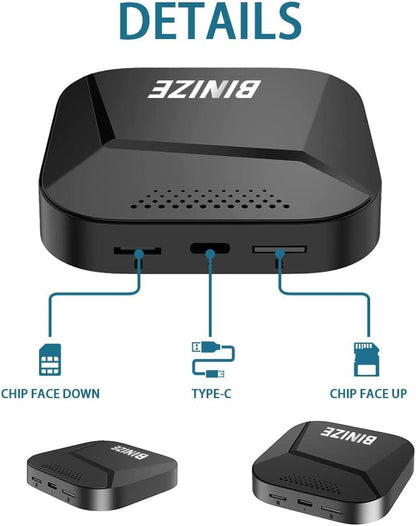 Binize Android 13 Carplay Ai Box Streaming 3.0 Wireless CarP