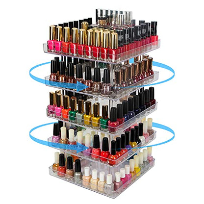 JACKCUBE DESIGN - Esmalte de uñas transparente de 5 niveles