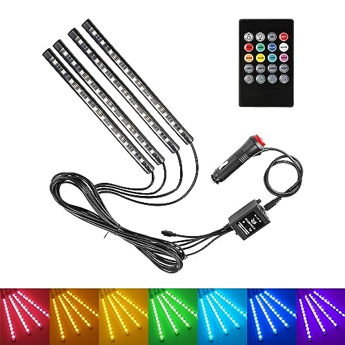 4 piezas de 48 luces LED para el interior del automóvil, tir