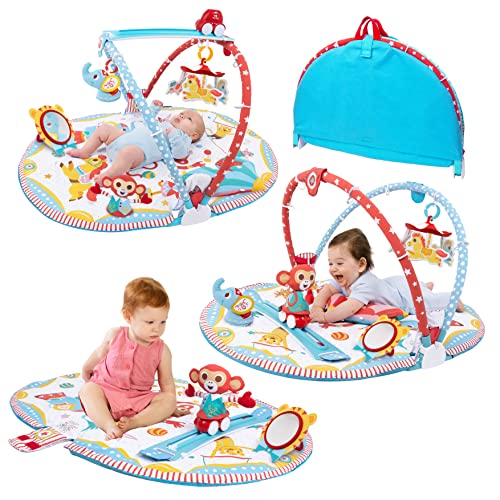 Yookidoo Circus Baby Playmat Gym. con móvil motorizado musical, almoha