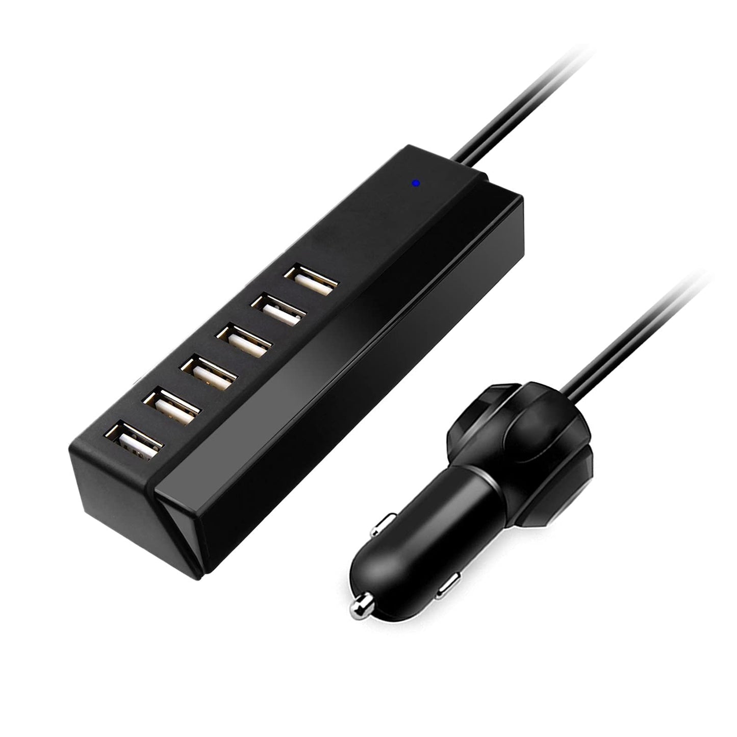 Cargador de coche USB, 6 puertos rápido 65 W cargador de coc