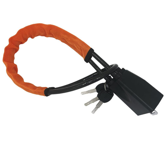 Cerradura antirrobo para volante de automóvil con 3 llaves,