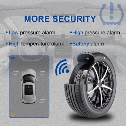 TPMS Sensor 4 GM, 315Mhz Sensores de monitor de presión de n