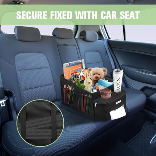 Organizador plegable para asiento de pasajero, diseño plegab