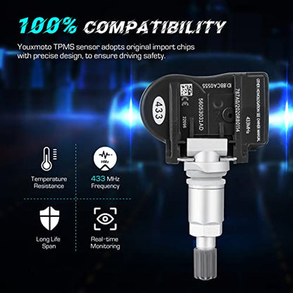 Youxmoto Se adapta al sensor TPMS de presión de neumáticos 5