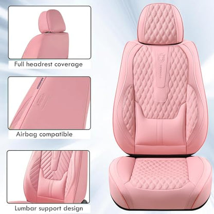 Coverado Fundas de asiento delantero, protector de asiento d
