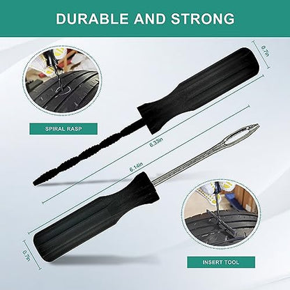 TT-M26 - Kit de reparación de neumáticos sin cámara, kit de