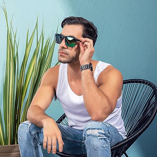 ZENOTTIC - Gafas de sol polarizadas con montura ligera y cua