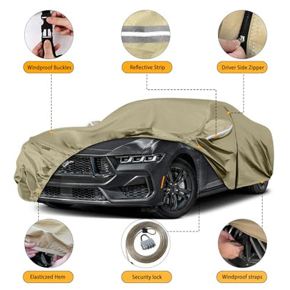 Fundas impermeables para automóvil de repuesto para Ford Mus